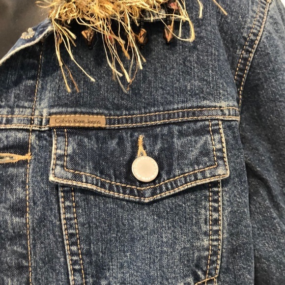 Calvin Klein Jeans Jacket Size Small - Picture 5 of 8